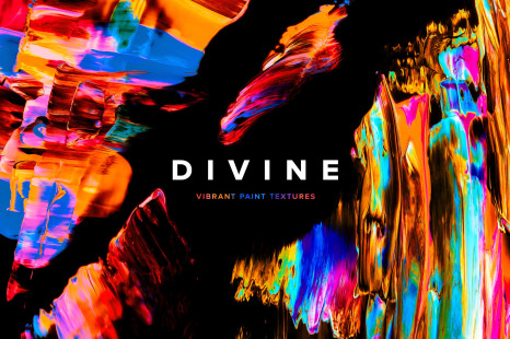 Divine: Vibrant Paint Textures
