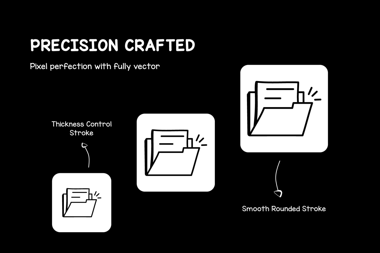 Pack of Doodle Files and Folders Icons