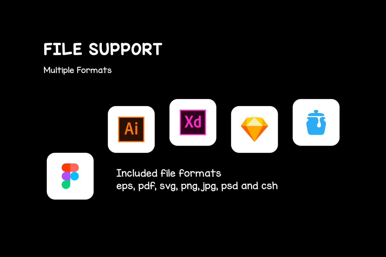 Pack of Doodle Files and Folders Icons
