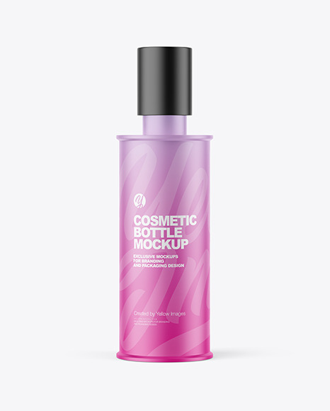Matte Cosmetic Bottle Mockup