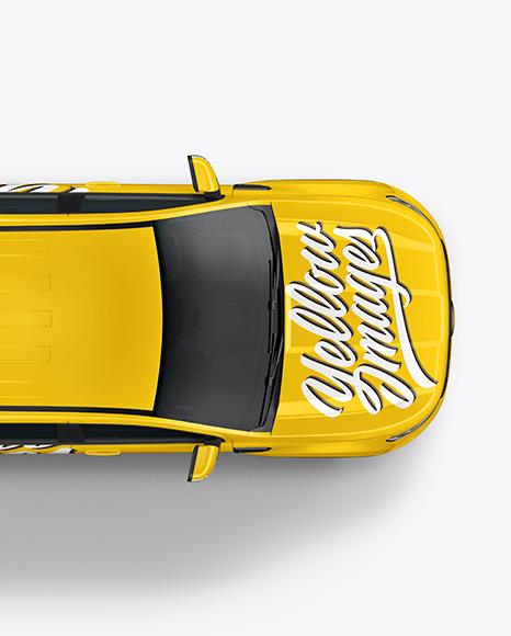 Pickup Truck Mockup - Top View