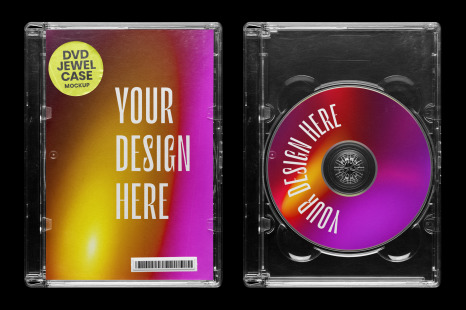 DVD Jewel Case Mockup