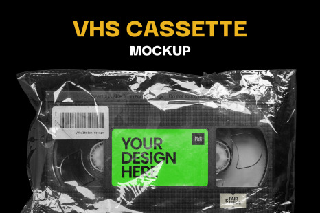 VHS Cassette Mockup