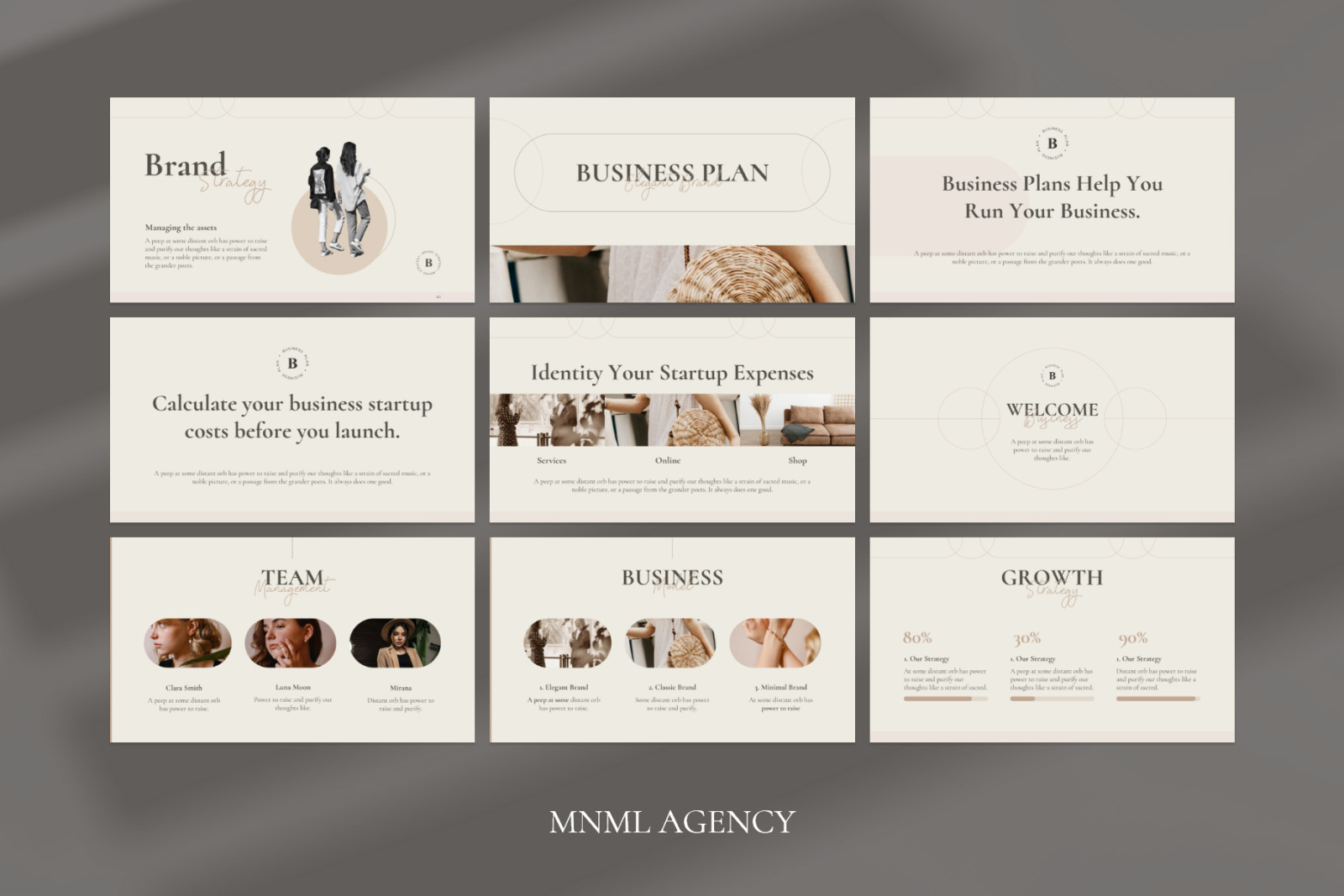 Multipurpose Presentation - Animated Template on Yellow Images Creative ...