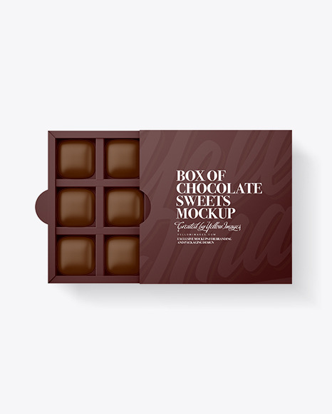 Box of Chocolates Mockup