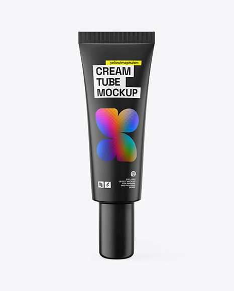 Matte Cosmetic Tube Mockup