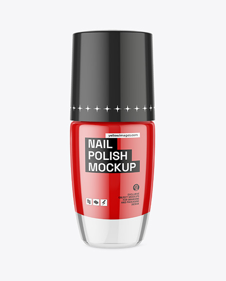 Nail Polish Bottle Mockup