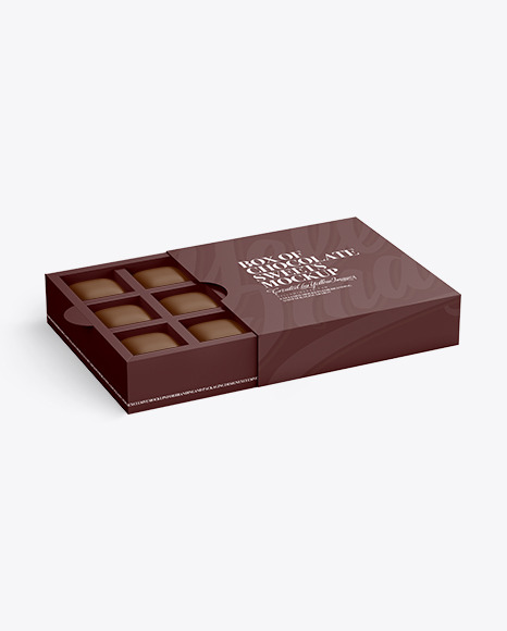 Box of Chocolates Mockup