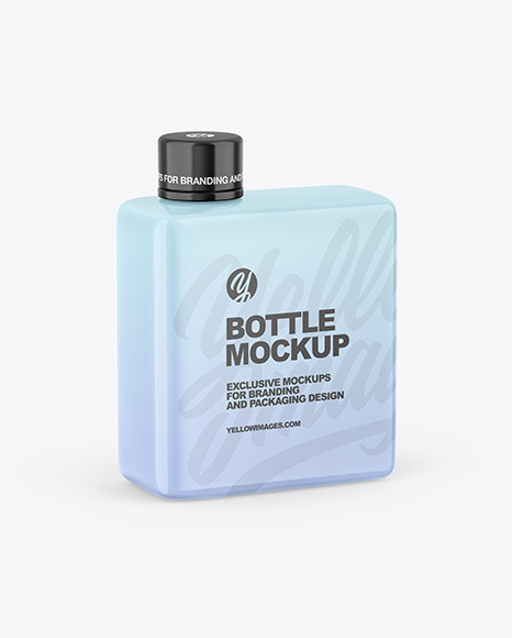 Glossy Bottle Mockup