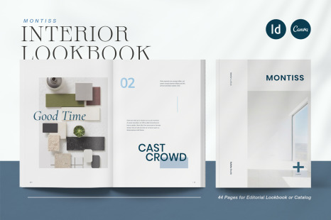 MONTISS Interior Lookbook | Canva INDD