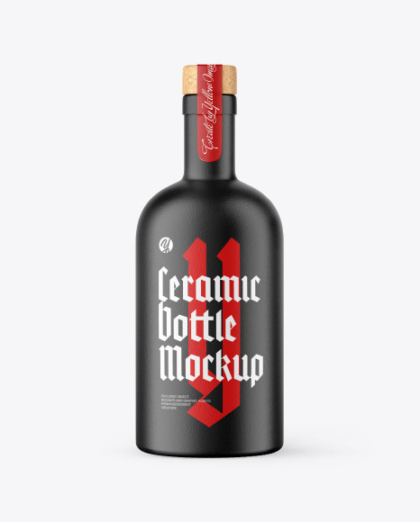 Alcohol Bottle Mockup