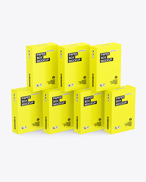 Glossy Boxes Mockup