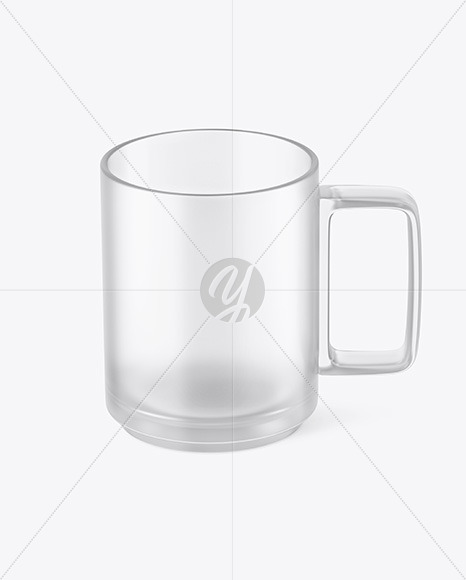 Frosted Glass Mug Mockup branding 395671