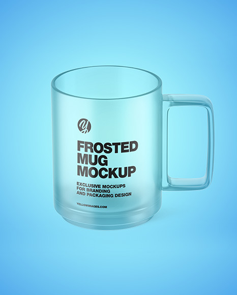 Frosted Glass Mug Mockup ceramic mug 395673