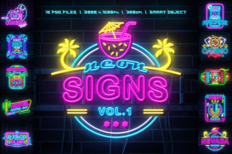 Neon Signs Text Effects Vol.1