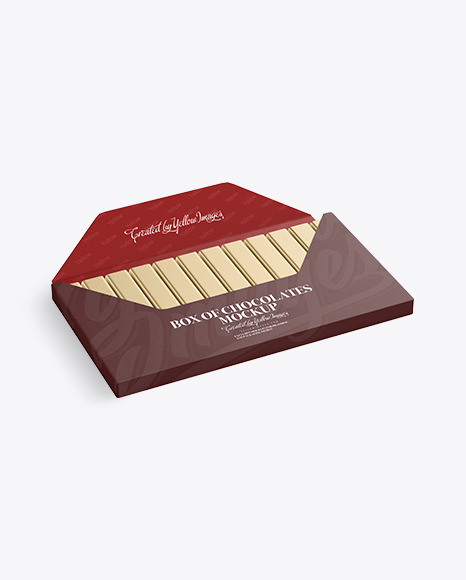 Box of Chocolates Mockup