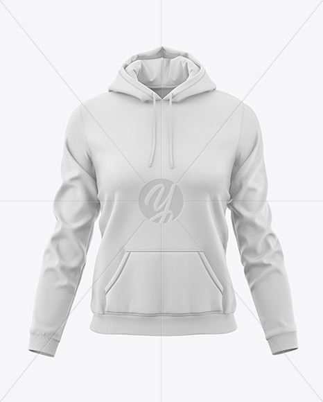 Free Women’s Hoodie Mockup - Front View Apparel Mockups