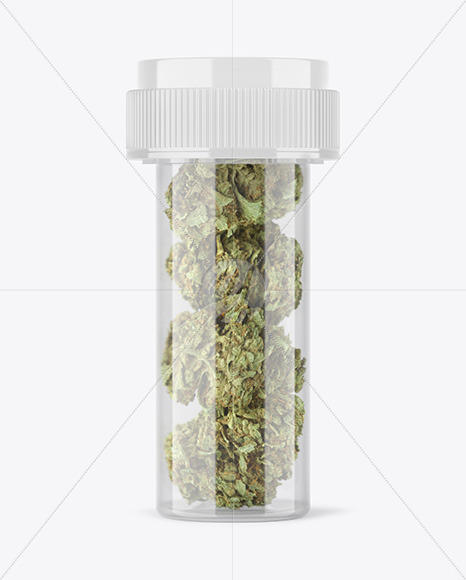 Medicinal Cannabis Jar Mockup