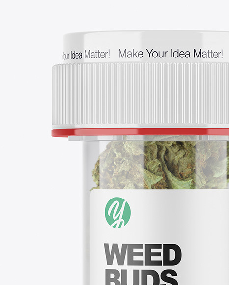 Medicinal Cannabis Jar Mockup