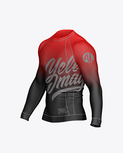 Long Sleeve Compression T-Shirt Mockup