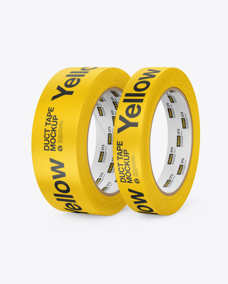 Matte Duct Tapes Mockup