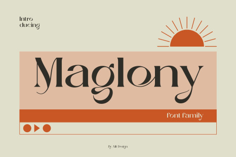 Maglony typeface