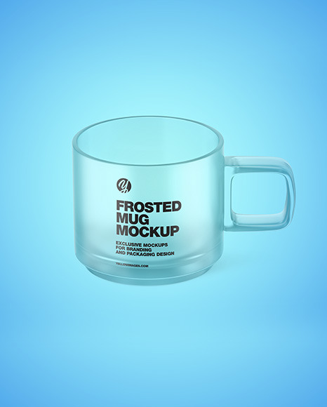 Frosted Glass Mug Mockup ceramic mug 386643