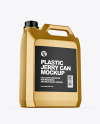 Metallic Jerrycan Mockup