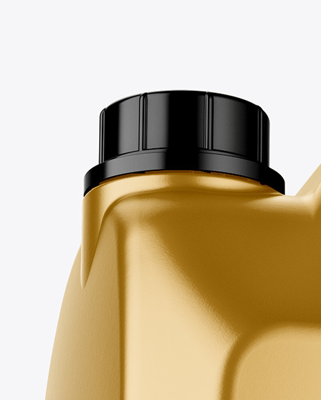 Metallic Jerrycan Mockup