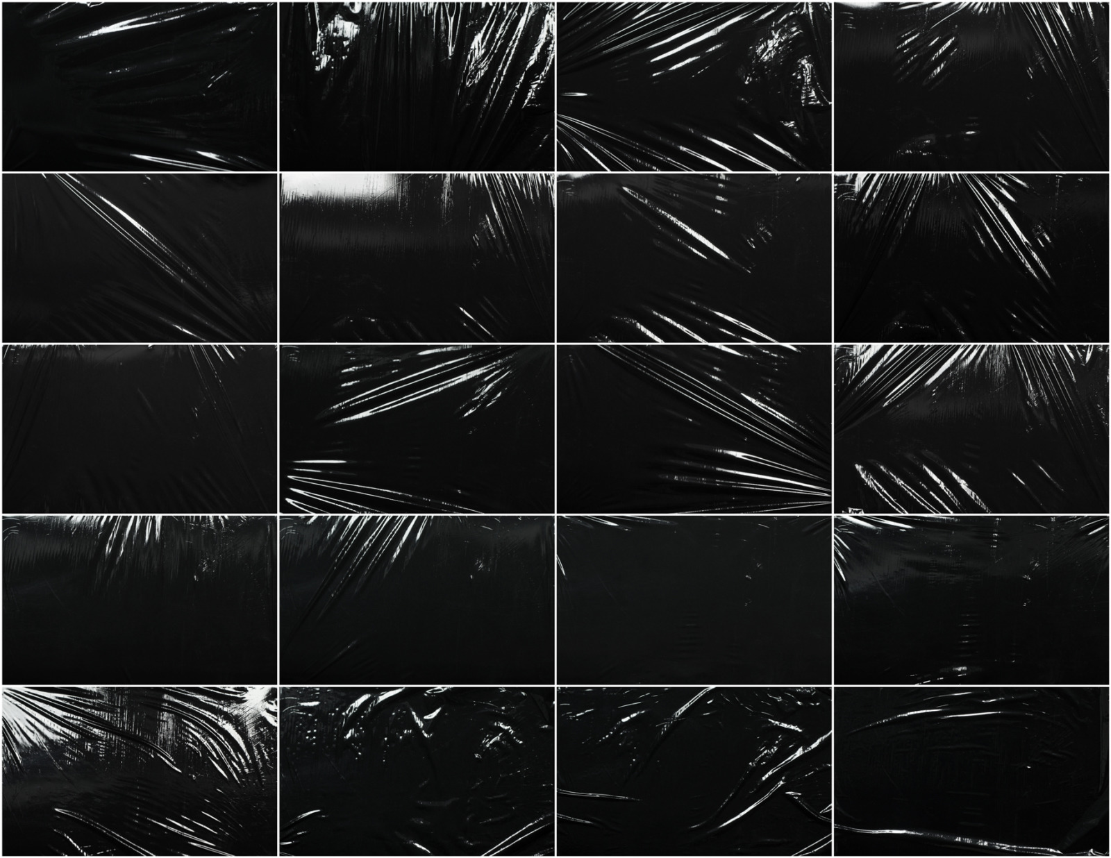 Plastic Wrap Effect Overlays on Yellow Images Creative Store