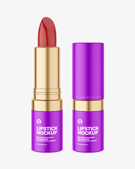 Matte Lipstick Mockup