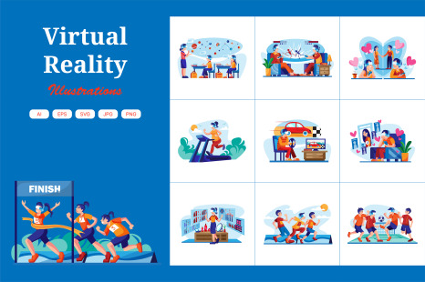 M389_Virtual Reality Illustrations