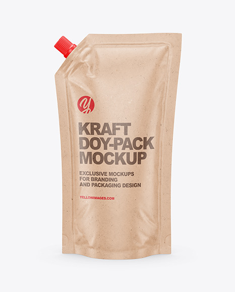 Kraft Doy-Pack Mockup