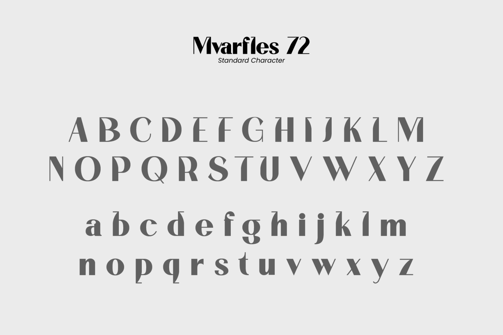 Mvarfles 72 Font