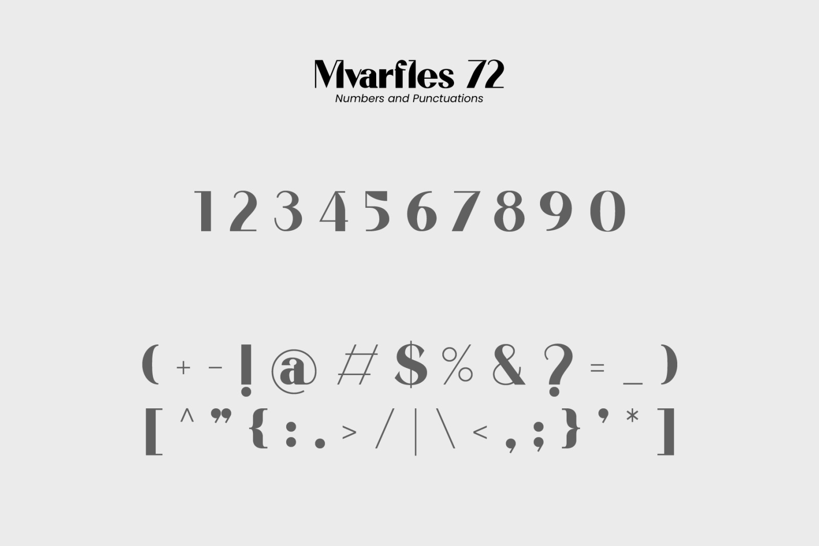Mvarfles 72 Font