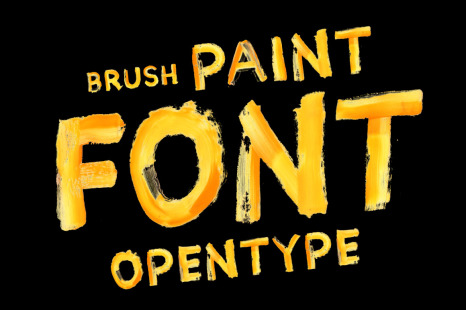 Brush Paint Font