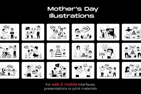 25 Mother’s Day Illustrations