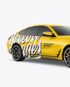 Compact Executive Car Mockup - Half Side View