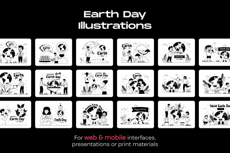 25 Earth Day Illustrations