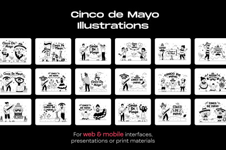 25 Cinco de Mayo Illustrations