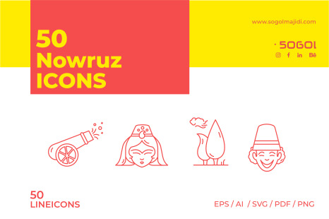 50 Nowruz ICONS