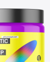 Glossy Cosmetic Jar Mockup