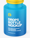 Matte Drops Bottle Mockup