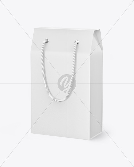 Box with Rope Mockup