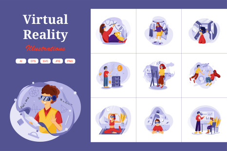 M421_Virtual Reality Illustration Pack