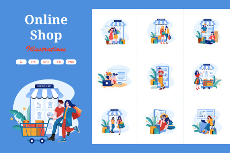 M399_Online Shop Illustration Pack
