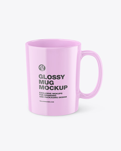 Glossy Mug Mockup