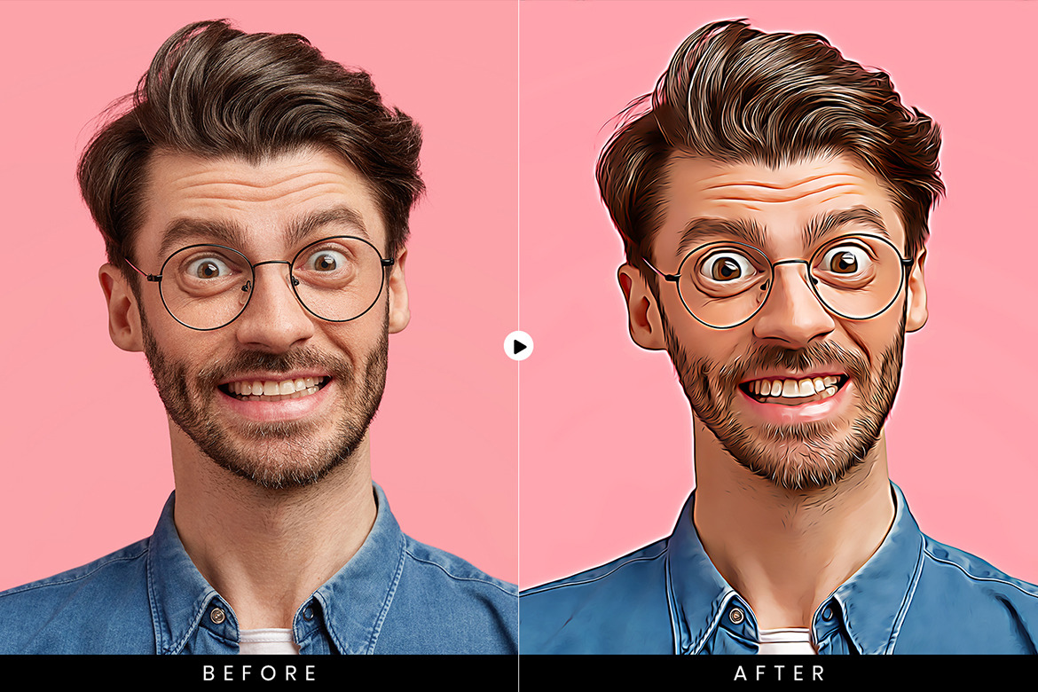 Caricartoon Me Ps Action - Cartoon Caricature