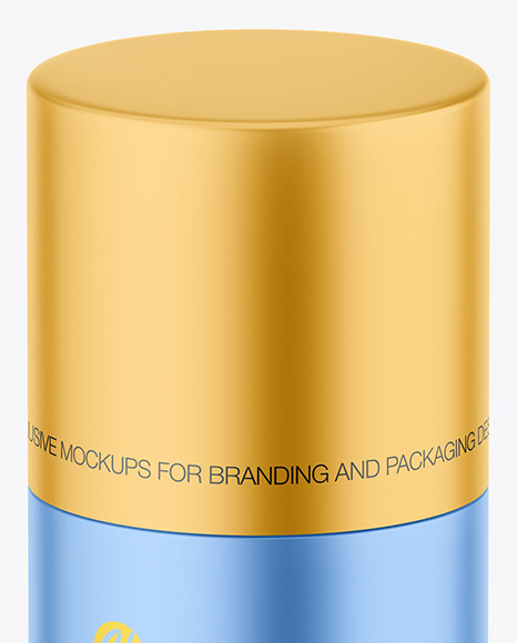 Matte Metallic Deodorant Mockup