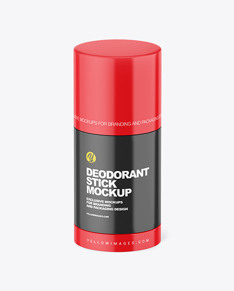 Glossy Deodorant Mockup